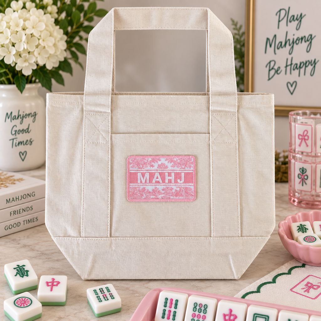 Custom Mahjong Tote Bag-Pick Your Patch