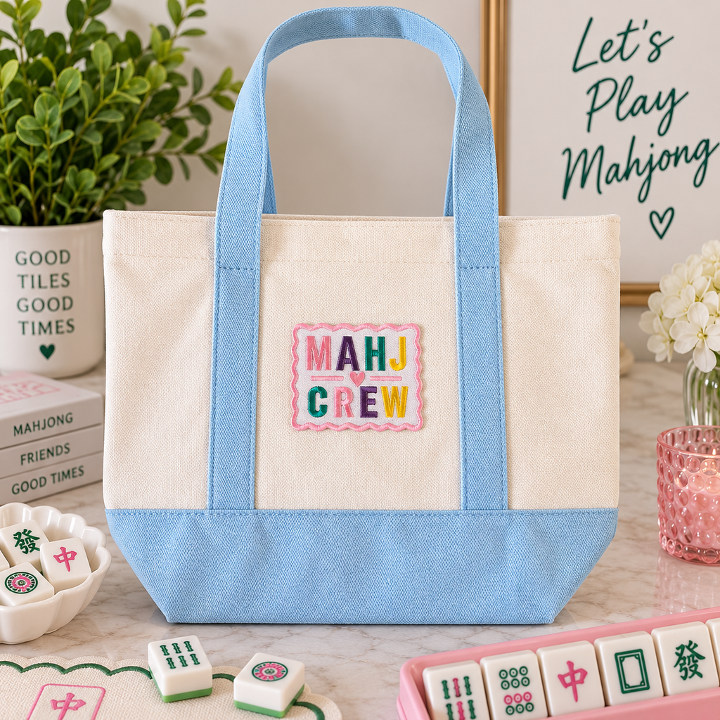 Custom Mahjong Tote Bag-Pick Your Patch