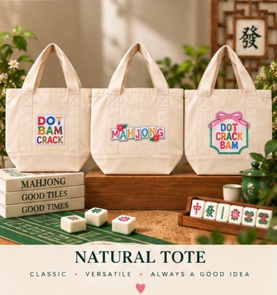 Custom Mahjong Tote Bag-Pick Your Patch