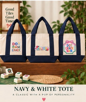 Custom Mahjong Tote Bag-Pick Your Patch
