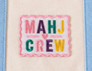 Custom Mahjong Zip-Top Pouch-Pick Your Patch